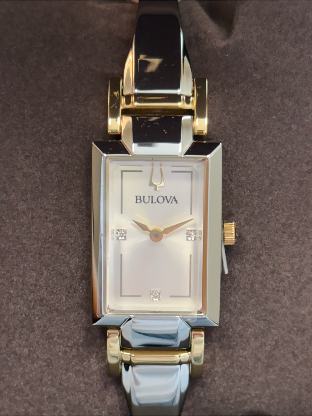 Bulova Black Box with White Label